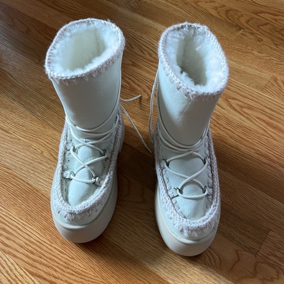 Free People MOU Lunar Landing Snow Platform Boots Size/38 - US 7 - Picture 5 of 16